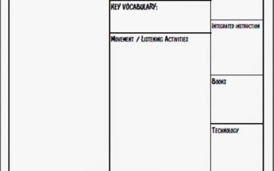 Music Lesson Plan Template