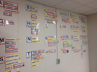 MelodySoup blog: A Musical Word Wall!