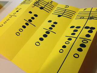 Marvelous Mondays – Recorder fingering chart foldable