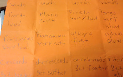 Marvelous Mondays – Music Vocabulary Foldable