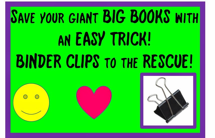 Music Teacher Hack – How to save your Giant BIG BOOKS with one easytrick!
