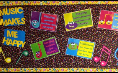 Music Makes Me Happy – Bulletin Board – Fall 2014
