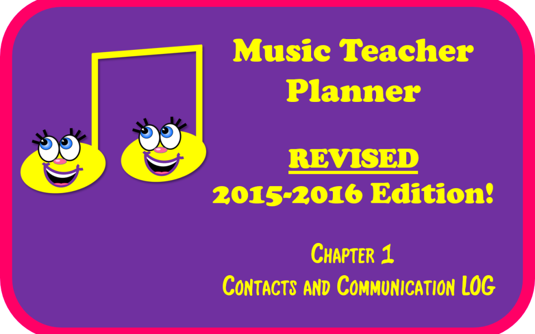 2015-2016 Music Teacher Planner – chapter 1