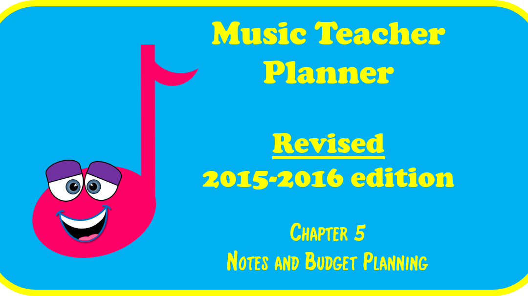 2015-2016 Music Teacher Planner – Chapter 5