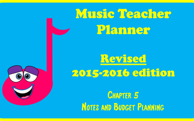 2015-2016 Music Teacher Planner – Chapter 5