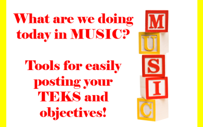 Tools for easily posting your TEKS and objectives! – FREE Download!
