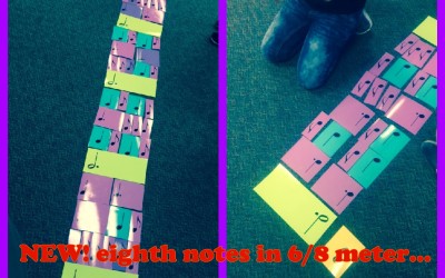 NEW! Rhythm cards for 6/8